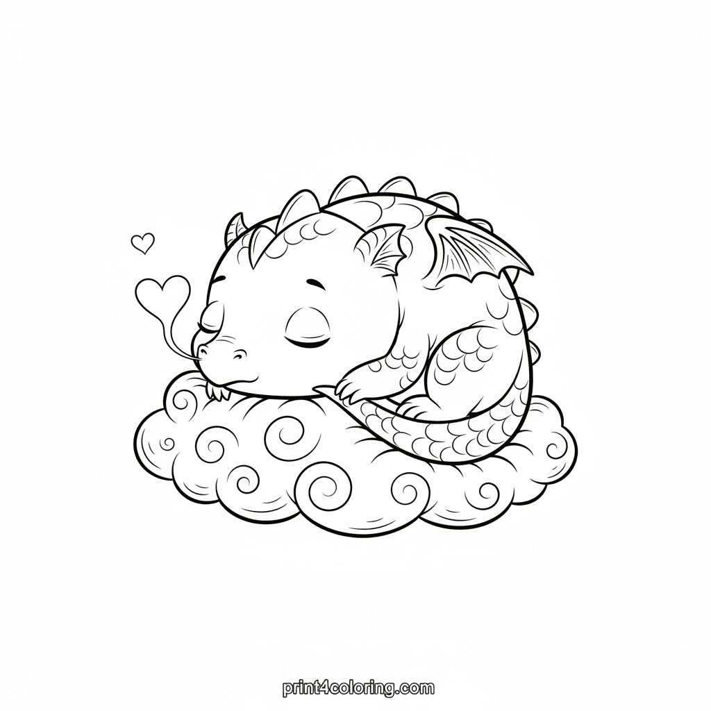 Snuggly Cloud Dragon Dreams