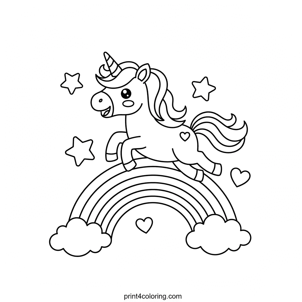 Magical Unicorn Rainbow Leap